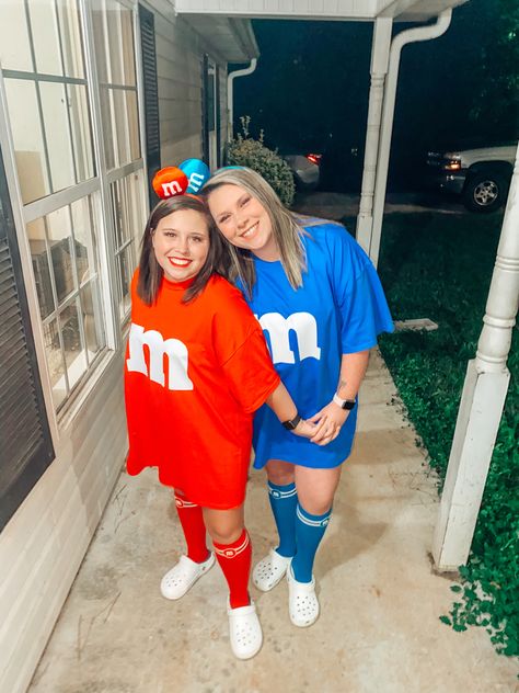 M M Costume Ideas, Diy M&m Halloween Costume, M Ms Costume, Costumes Beginning With M, M And M Costume, Meme Day Costumes, M M Halloween Costume, M&m Halloween Costume, M&m Costume