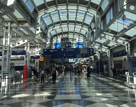 Ohare Airport Chicago, Ohare Airport, O'hare International Airport, Chicago Airport, Hainan Airlines, Klm Royal Dutch Airlines, Airport Pictures, Chicago Tours, Cathay Pacific