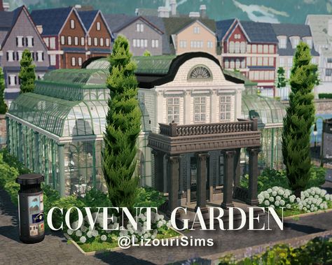 Covent Garden | CC Included | LizouriSims Lots For Sims 4, Ts4 Fence Cc, Sims 4 Cc Community Lots, Sims 4 Gallery Builds, Sims 4 Oasis Springs Restaurant, Sims 4 Dream Home Decorator Cc, Sims 4 Willow Creek Community Lots, Sims 4 Windenburg Community Lots, Sims 4 Botanical Garden