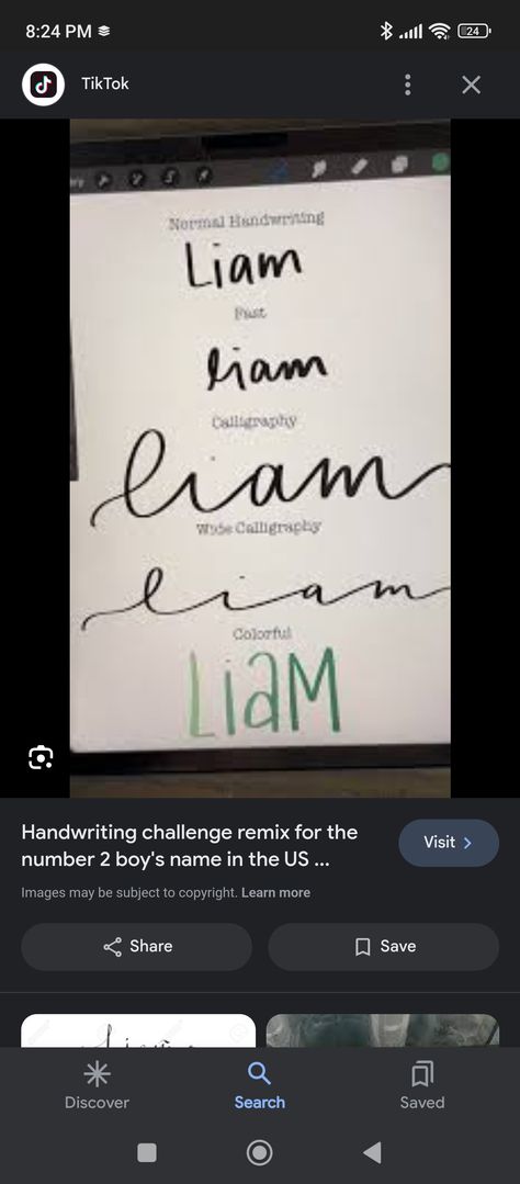 Liam Tattoo Name Cursive, Liam Tattoo, Name Tattoos, Boy Names, Handwriting, Subjects, Tattoos, Iphone