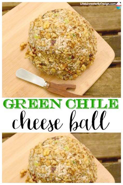 Chili Cheese Ball, Cheese Ball Recipes Easy, Crispy Oven Fried Chicken, Hatch Chili, Cheese Ball Recipe, Mexican Flavors, Chimichurri Recipe, Chile Recipes, Chile Peppers