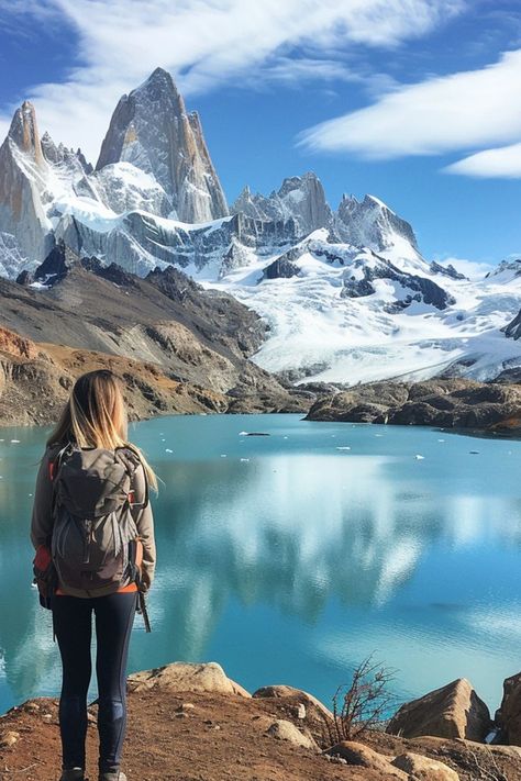 Adventure Awaits in Patagonia's Untamed Wilderness 🥾✨ Explore the rugged beauty of Patagonia, spanning Argentina and Chile. Hike through pristine national parks, encounter diverse wildlife, and marvel at the region's stunning glaciers and mountains. 🌿🇦🇷🇨🇱 #Patagonia #NatureTravel #HikingAdventures #TravelInspiration Patagonia Place, Patagonia National Park, Patagonia Nature, Patagonia Mountains, Patagonia Chile, Torres Del Paine National Park, Patagonia Argentina, Chile Travel, Ushuaia