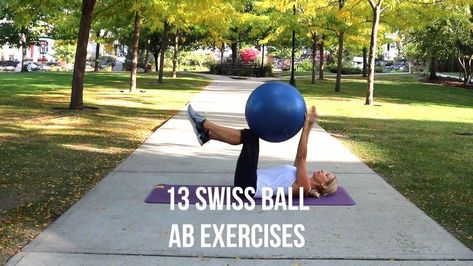 13 Swiss Ball Exercises [Video] | Excercise ball workout, Exercise, Ball exercises Swiss Ball Exercises, Yoga Ball Exercises, Pilates Workout Videos, Stability Ball Exercises, Bolesti Chrbta, Swiss Ball, Pilates Training, Abs Training, Workout Posters