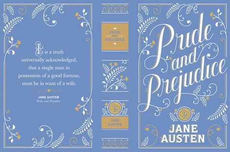 A(nother) Quick Look at Pride and Prejudice Classical Book Cover Design, Mini Book Covers Classics, Book Cover Fonts, Leatherbound Classics, Book Covers Printable, Classic Book Covers, Book Cover Ideas, Mini Books Diy, Classics Book