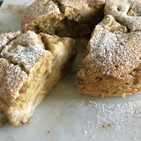 Parsnip And Pear Cake, Almond Flour Pear Cake, Gluten Free Pear Muffins, Gluten Free Pear Recipes, Pear Cake Gluten Free, Pear Desserts, Substitute Ingredients, Pear Cake Recipes, Pear Dessert Recipes