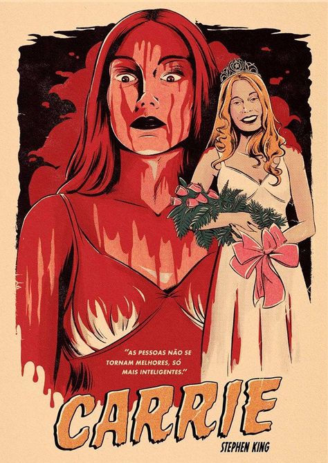 Carrie Poster, Carrie Movie, Jenifer Prince, Old Movie Poster, Carrie White, Old Movie, Horror Artwork, Horror Posters, Retro Horror