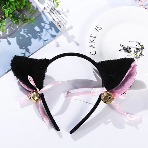 Smarter Shopping, Better Living! Aliexpress.com Cat Ears Cosplay, Halloween Cat Ears, Ears Cosplay, Cosplay Cat, Masquerade Halloween, Anime Party, Rainbow Bow, Cat Ears Headband, Cartoon Hair