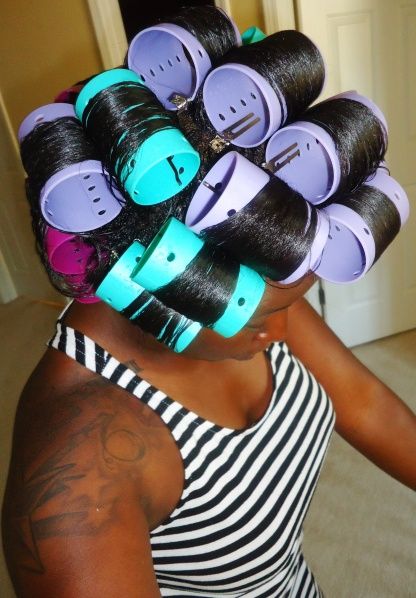 Roller Set Natural Hair, Roller Set Hairstyles, Natural Hair Blowout, Straightening Hair, Straightening Natural Hair, Hair Blowout, Lipstick Style, Straighten Hair, Natural Hair Treatments