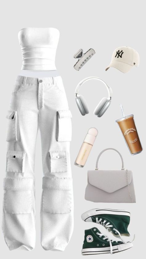 Cute Fit Ideas Aesthetic, White Outfit Inspo Aesthetic, Outfits For Shifting, Trending Fashion 2024, My Vibe Aesthetic Fashion, Outfit Trends 2024, Outfit Boards Aesthetic, White Outfits Aesthetic, Shifting Aesthetic