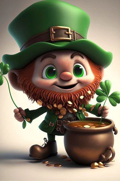 Irish Clipart, Leprechaun Pictures, St Patricks Day Pictures, St Patricks Day Wallpaper, Baby Dumbo, Saint Patricks Day Art, Vision Board Ideas, Dream Ideas, San Patrick