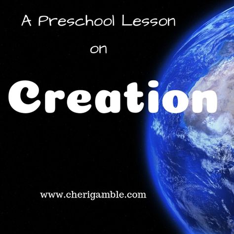 Creation Bible Lessons, Preschool Bible Activities, Vacation Bible School Craft, Sunday School Curriculum, Childrens Sermons, Sunday School Classroom, Preschool Units, Preschool Bible, Bible School Crafts