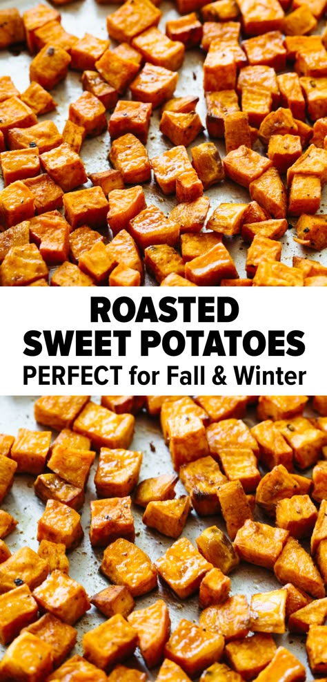 Best Roasted Sweet Potatoes, Potato Recipes Roasted, Sweet Potato Seasoning, Sweet Potato Oven, Sweet Potato Recipes Roasted, Sweet Potato Recipes Healthy, Potatoes Roasted, Healthy Potato Recipes, Pan Recipe