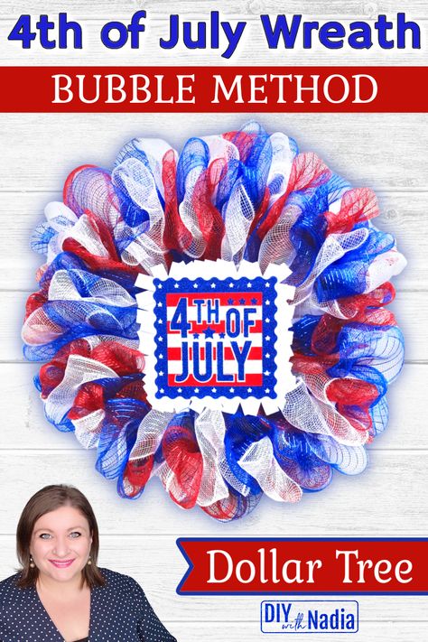 Fourth Of July Wreath Ideas, Dollar Tree Deco Mesh Wreath, Dollar Tree Deco Mesh Wreaths Diy, Dollar Tree Mesh Wreath Tutorial, 4th Of July Ribbon Wreath Diy, Summer Deco Mesh Wreaths Diy, Patriotic Wreath Diy Deco Mesh, 4th Of July Wreath Diy Dollar Tree, Fourth Of July Wreath Diy