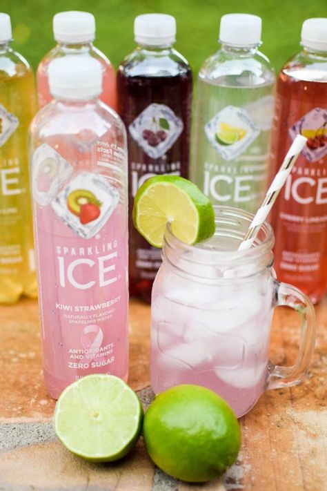 Sparkling Ice Cocktails, Ice Flavored Water, Sparkling Water Cocktail, Ice Cocktails, Low Calorie Alcohol, Sugar Free Cocktails, Low Calorie Cocktails, Mommy Juice, Low Carb Cocktails