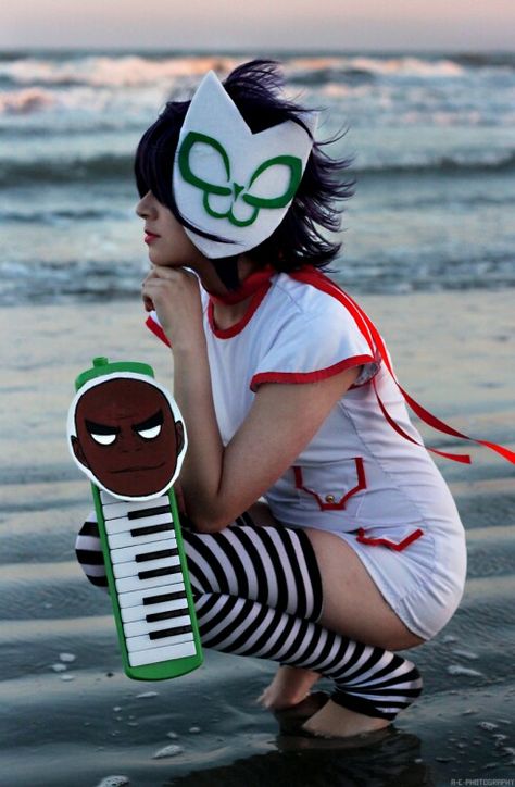 Phase 3 noodle cosplay Noodle Gorillaz Costume, Gorillaz Costume, Phase 3 Noodle, 2d Gorillaz Cosplay, Noodle Cosplay Gorillaz, Gorillaz Cosplay, Noodle From Gorillaz, Noodle Phase 1 Gorillaz, Noodle Gorillaz