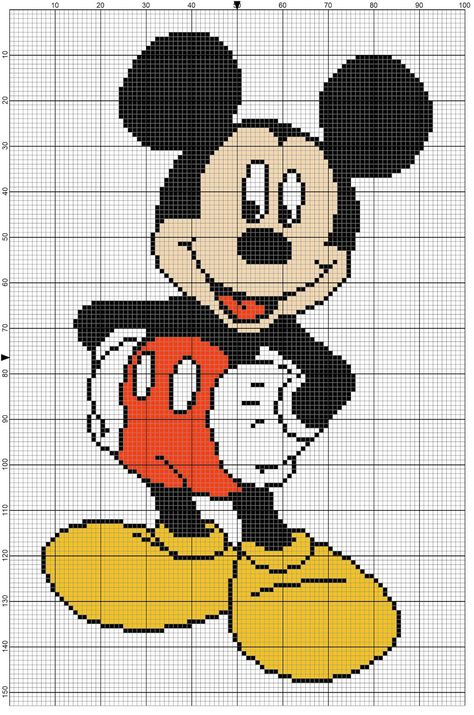 Mickey Mouse Graph, C2c Mickey Mouse Blanket, Mickey Crochet Blanket, Crochet Mickey Mouse Blanket, Mickey Mouse Cross Stitch Patterns, Mickey Mouse Crochet Blanket, Disney Crochet Blanket, Disney Graphs, Mickey Mouse Cross Stitch