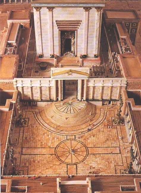 Solomon's Temple, Solomons Temple, Bible Study Help, King Solomon, Jesus And Mary Pictures, Bible History, Bible Pictures, Bible Passages, Biblical Art