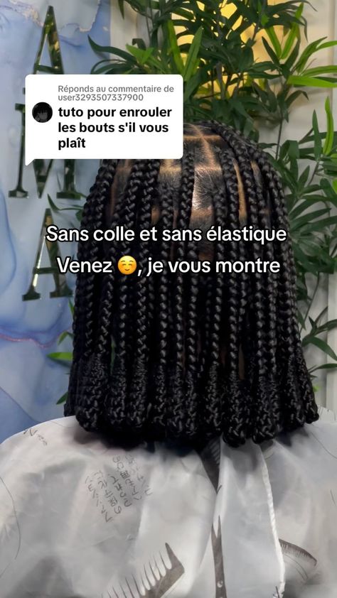 🌿🌿Ama🌿🌿 🇭🇹🇫🇷 | Med-large knotless with knot ends 🔥🔥Let’s braids up your hair girl🔥🔥 🌹 🌹🌹 🌹🌹🌹 🌹🌹🌹🌹 • • #shortknotlessbraids #midlargeknotless... | Instagram Bantu Knotless Braids, Bantu Braids, Braids Tiktok, S Braids, Short Braids, Knotless Braids, August 21, Hair Girl, Protective Hairstyles