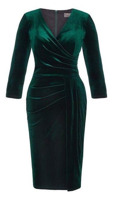 Dark Green Velvet Dress, Bombshell Dress, Dark Green Velvet, Velvet Dress Designs, Blue Velvet Dress, Green Velvet Dress, New Years Eve Dresses, Winter Party Dress, Special Dresses