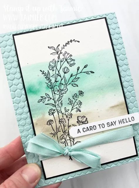 Stampin' Up! Dainty Delight Hello Card Dainty Delight, Hello Cards, Elegant Cards, Love Stamps, Flower Stamp, Stamping Up Cards, Card Making Techniques, Card Making Inspiration, Floral Cards