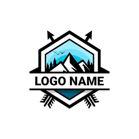 Vektor ilustrasi logo gunung dan hutan p... | Premium Vector #Freepik #vector #wild-logo #outdoor-logo #adventure-logo #camp-logo Logo Camping, Camping Logo, Camping Illustration, Outdoor Logo, Camp Logo, Wild Logo, Adventure Logo, Mountain Logo, Mountain Logos