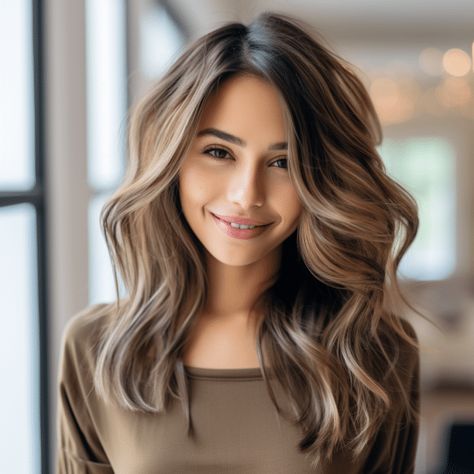 44 Gorgeous Brown Hair With Blonde Highlights of 2023 Natural Curl Hairstyle, Gorgeous Brown Hair, Curl Hairstyle, Brown Hair With Blonde, Hair With Blonde Highlights, Hairstyle Ideas Easy, Brunette Hair With Highlights, Brown Hair With Blonde Highlights, Brown Hair Balayage