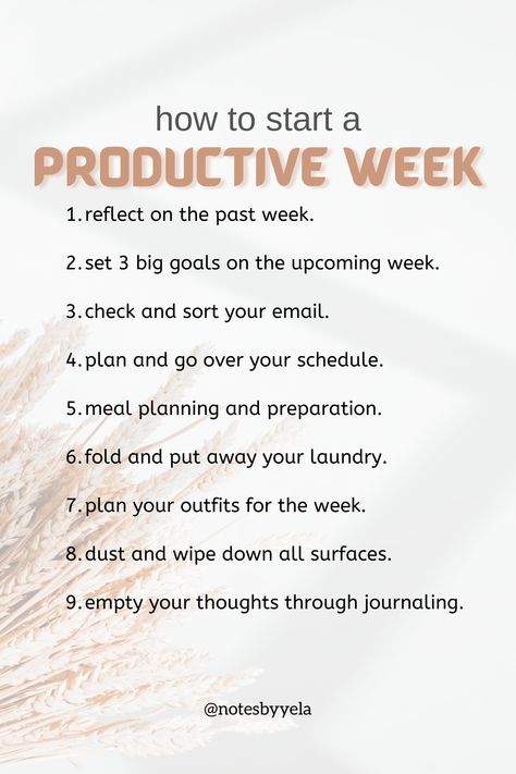 How To Prepare For Work Week, If You Start Now In 2 Weeks, How To Plan My Week, How To Plan Out Your Week, How To Start Your Week Off Right, How To Start Your Day, New Week Quotes, A Week In My Life, 2023 Lifestyle