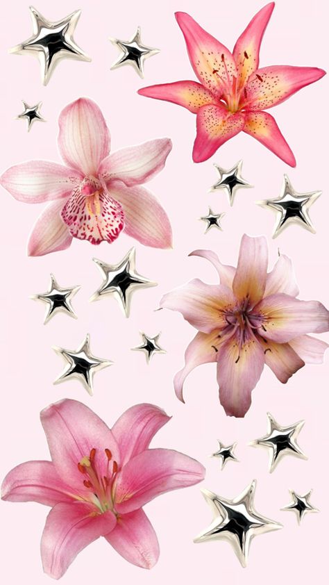 Flowers, flowers, pink , cute, coquette, y2k , iphone wallpaper, ipad background,cute , pretty , 2024 style , stars , balloons Y2k Iphone Wallpaper, Pink Y2k Background, Y2k Pink Aesthetic, Y2k Aesthetic Wallpaper, Y2k Wallpaper Iphone, Y2k Stickers, Y2k Background, Background Flowers, Background Cute