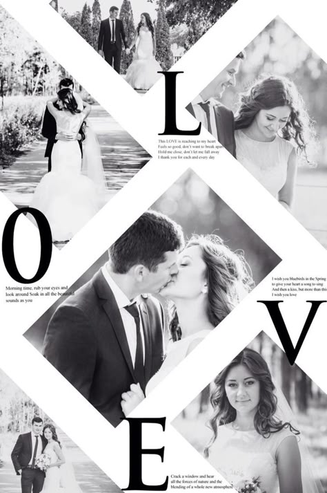 Wedding Photo Book Layout Ideas Album Design, Album Wedding Design, Wedding Collage Ideas, Couple Poster Design, Wedding Album Design Ideas, Wedding Photo Book Layout, Wedding Photo Album Ideas, Photo Collage Layout, Photo Book Layout