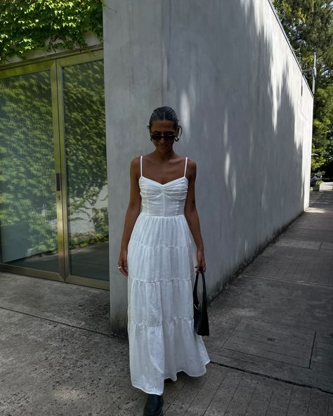 Summer in a dress. Made from 100% Ecovero Cotton 💌 @ineesgonc absolutely stunning in the Vita Maxi Dress 🤍 A Dress, Fashion Fashion, Maxi Dress, Dresses, Quick Saves