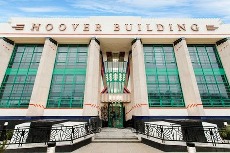 This is the story behind the Hoover Building you can spot on the A40 - MyLondon American Radiator Building, Hoover Building, Eltham Palace, Architecture London, Mad About The House, Portland Stone, British Architecture, Deco Architecture, Luxury Flats