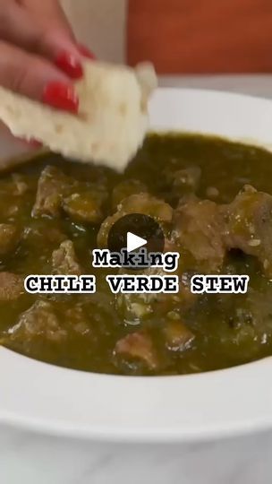 Chile Verde Stew, Chili Verde Pork Authentic, Beef Chili Verde, Stew Beef Chili, Mexican Chili, Chili Verde, Recipes Authentic, Pork Stew, Keto Foods