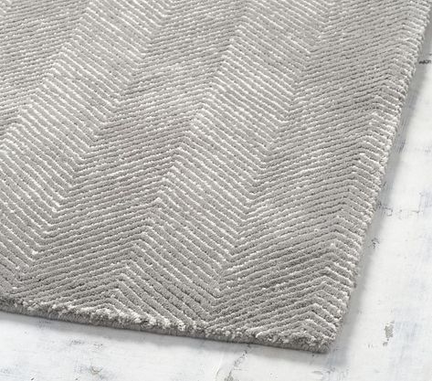 Herringbone Rug | Patterned Rugs | Pottery Barn Kids Herringbone Rug, Latex Allergy, Rug Grey, Plush Rug, Recycled Canvas, Faux Fur Fabric, Fur Fabrics, Pottery Barn Teen, Handmade Area Rugs