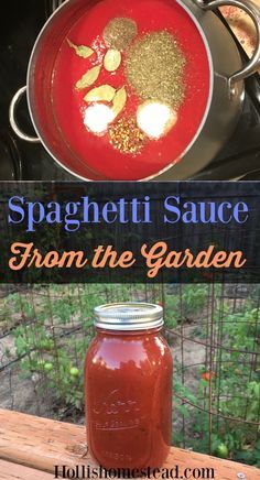 Canned Spaghetti Sauce Recipe, Homemade Pasta Sauce, Canning Tomatoes Recipes, Canned Spaghetti Sauce, Pressure Canning Recipes, Fresh Tomato Recipes, Home Canning Recipes, Pasta Sauce Homemade, Canning Vegetables