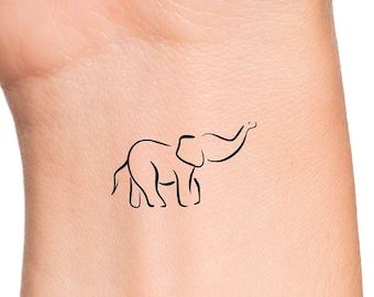 Little Elephant Tattoos, Simple Elephant Tattoo, Eye Lash Tattoo, Pineapple Tattoo, Traditional Tattoo Designs, Hip Tattoos Women, Elephant Tattoo, Elephant Tattoos, Pattern Tattoo