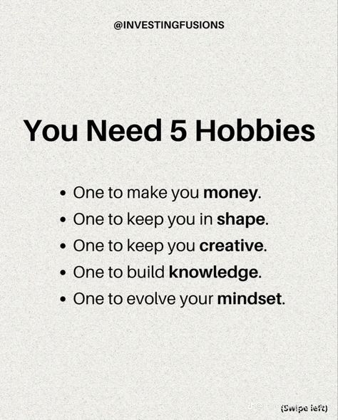 5 Hobbies, Aesthetic Money, Hobbies Quote, Future Aesthetic, Practicing Self Love, Aesthetic Notes, Wise Sayings, Say Word, Soothing Quotes