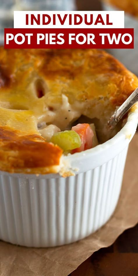 Chicken Recipes For 2 Easy, Chicken Pot Pies In Ramekins, Top Crust Chicken Pot Pie, Single Serving Pot Pie, Chicken Pot Pie Small Batch, Mini Chicken Pot Pies In Ramekins, Chicken Pot Pie For Two Easy, Chicken Pot Pie In Ramekins, Personal Chicken Pot Pie Recipe