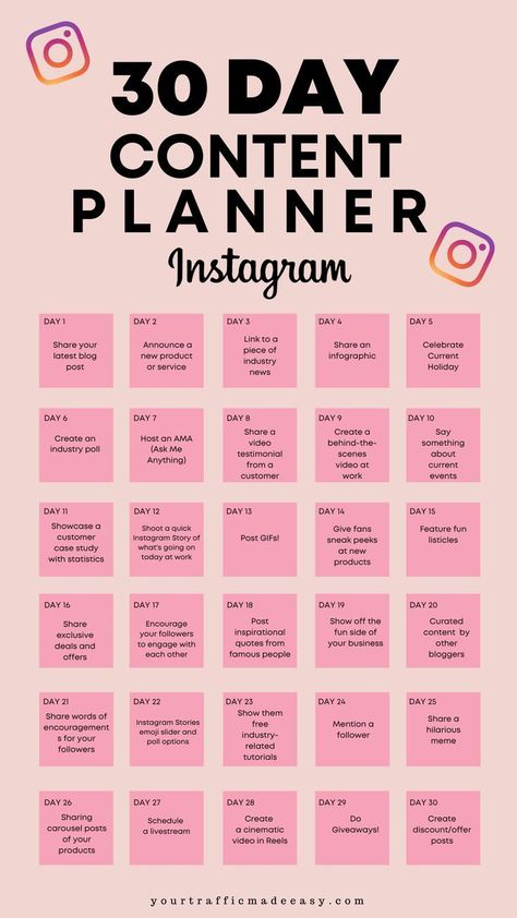 The Best 30 Day Content Calendar Idea For Instagram 30 Day Content Planner, Content To Post On Instagram, Instagram Reels Dance, Instagram Calendar, Instagram Posting, Instagram Plan, Instagram Planner, Marketing Planner, Content Calendar