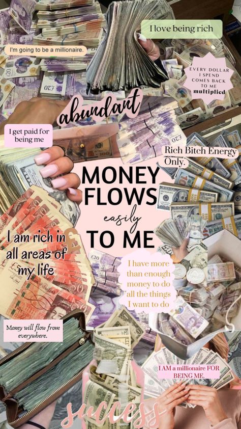 Vision Board Money, Vision Board Themes, Manifesting Vision Board, Money Vision Board, I Am Rich, Vision Board Images, Vision Board Photos, Vision Board Wallpaper, Vision Board Pictures