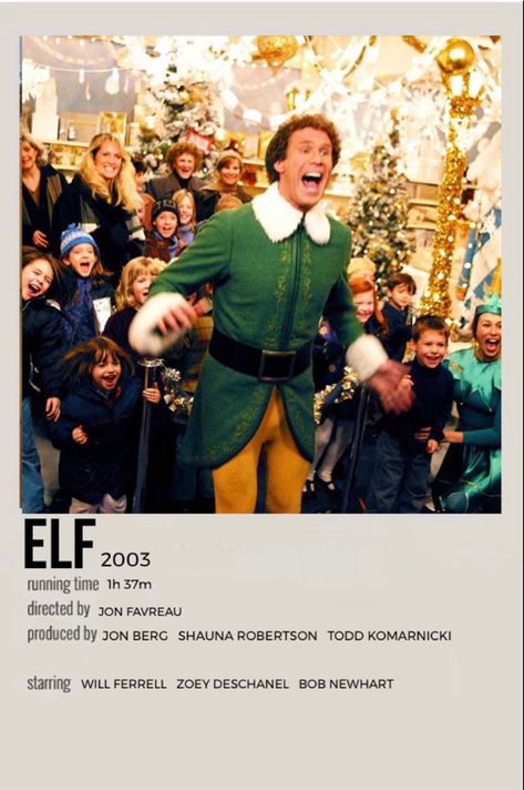 Christmas Movie Poster, Elf 2003, Christmas Movies List, Best Christmas Movies, Christmas Films, French Movies, Elf Movie, Christmas Collage, Xmas Wallpaper