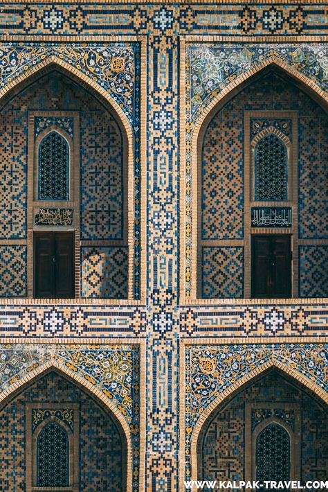 Central Asia architecture Asia Architecture, Asia Culture, Travel Favorites, Colorful Architecture, Persian Architecture, Mughal Architecture, Arab Culture, The Silk Road, Sacred Architecture