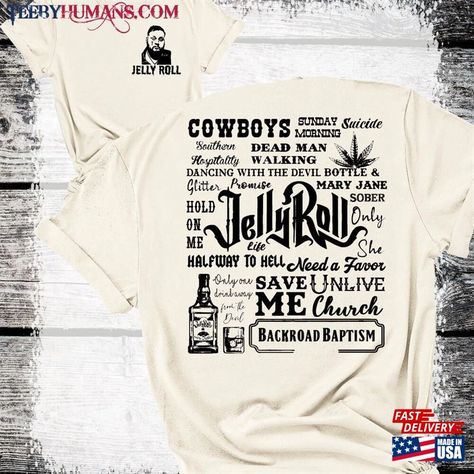 Jelly Roll Sweatshirt Comfort Colors Shirt Nashville Son Of A Sinner T-Shirt Check more at https://teebyhumans.com/product/jelly-roll-sweatshirt-comfort-colors-shirt-nashville-son-of-a-sinner-t-shirt/ Jelly Roll Shirts, Jelly Roll Concert Outfit, Jelly Roll Concert, Comfort Colors Shirt, Jelly Roll, Concert Outfit, Comfort Colors, Birthday Ideas, Nashville