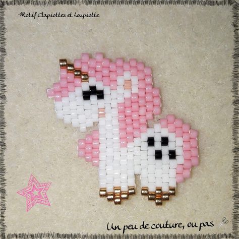 Beaded Unicorn Pattern, Bead Unicorn, Beaded Unicorn, Frog Beads, Pony Bead Projects, Miyuki Beads Pattern, Seed Bead Projects, Macrame Bracelet Patterns, Unicorn Pattern