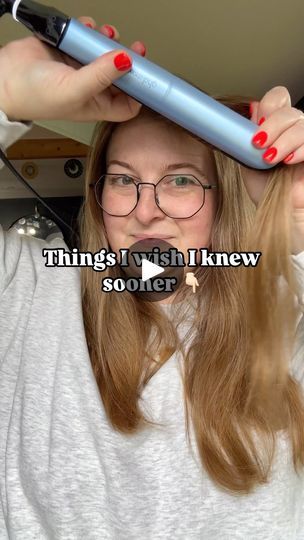 18K views · 626 reactions | Things I wish I knew sooner… 😅 How to create soft, effortless waves with your #ghd straightener! 💁‍♀️✨ Here’s the trick:

1️⃣ Hold your straightener vertical 🧑‍🏫
2️⃣ Turn it round 
3️⃣ Then glide down for perfect waves! 💨🌊

It’s THAT simple!

#ghd #ghdemployee @ghdhair @ghdhairpro #HairHacks #SoftWaves #CurlWithStraightener #HairTips #howtocurlyourhair #ghdchronos #ghdicedluxe #christmaspresents | Sarah Dixon | Hair Educator | Lake District Wedding Stylist | Kylie Minogue · Lights Camera Action Curls With Straightener, Lake District Wedding, Soft Waves, Lights Camera Action, Wedding Stylist, I Wish I Knew, Hold You, Kylie Minogue, I Know