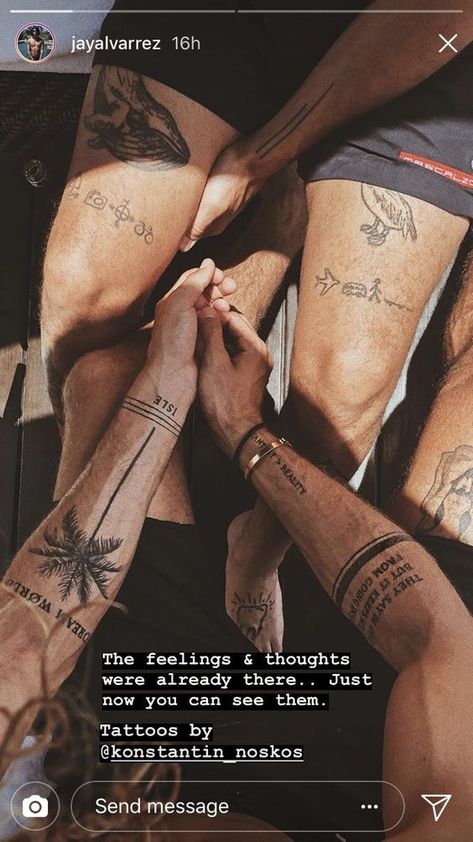 Tattoos Leg, Forearm Band Tattoos, Palm Tattoos, Inspiration Tattoos, Leg Tattoo Men, Arm Band Tattoo, Cool Small Tattoos, Small Tattoos For Guys, Hand Tattoos For Guys