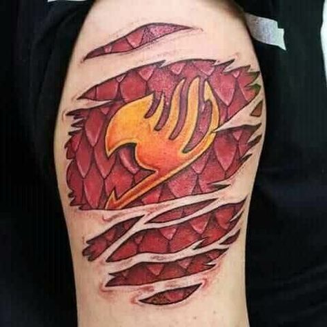 Dragon Scales Tattoo, Scales Tattoo, Fairy Tail Tattoo, Fairy Tail Dragon, Fairy Tail Anime Natsu, Dragon Tattoo Images, Tail Tattoo, Fairy Tail Symbol, Fairy Tail Logo