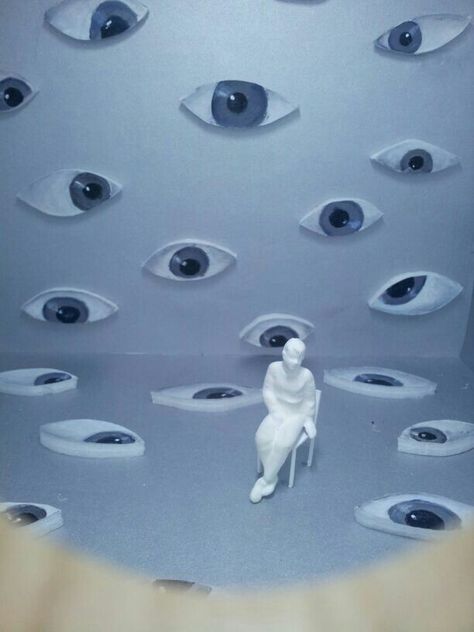 Eyes Everywhere Art, Eyes Watching You, Eye Installation, Wall Of Eyes, Dadaism Art, Eyes Art, Buick Encore, Crazy Eyes, Projection Mapping