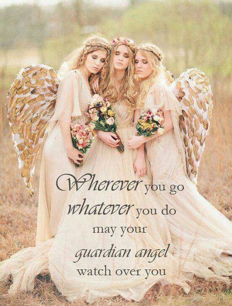 Guardian angels On The Wings Of Love, Angel Quotes, I Believe In Angels, Angel Prayers, Three Women, Your Guardian Angel, Angels Among Us, Pretty Princess, Angels In Heaven