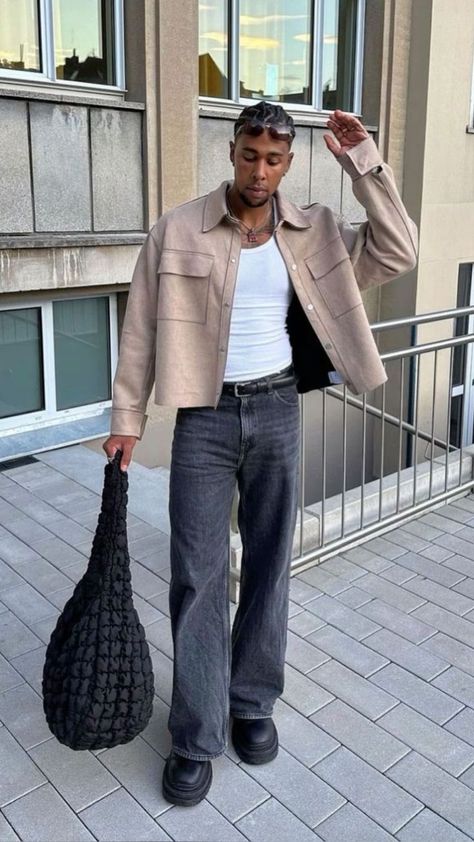 Smart Casual Men Outfit Street Style, Formal Mens Fashion Classy, Vintage School Outfits, Denim Summer Outfits, Winter Outfit 2023, Aesthetic Fall Outfit, Smart Casual Menswear, Trendy Boy Outfits, Classy Outfits Men