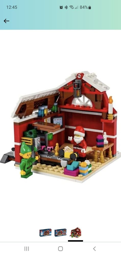 One for everyone age 9 and above Santa workshop Lego Santa, Santa Workshop, Christmas Promo, Lego Christmas, Lego Store, Santa's Workshop, Lego Creator, Building Toys, Christmas Ideas